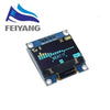 4pin 7pin White/Blue/Yellow Blue color 0.96 inch 128X64  OLED Display Module For Arduino 0.96" IIC I2C SPI Communicate