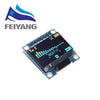 4pin 7pin White/Blue/Yellow Blue color 0.96 inch 128X64  OLED Display Module For Arduino 0.96" IIC I2C SPI Communicate
