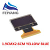 4pin 7pin White/Blue/Yellow Blue color 0.96 inch 128X64  OLED Display Module For Arduino 0.96" IIC I2C SPI Communicate